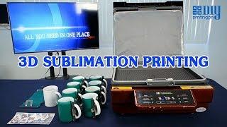 3D Sublimation Printing using 3D Multifuction Vacuum Machine