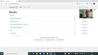 Anki Web Tutorial