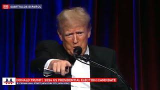  Donald Trump gives a 'MAGA' speech at the 2023 NYYRC Annual Gala [CC Subtitles]