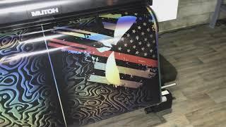 3m Printed Psychedelic Wrap Film