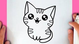 HOW TO DRAW A CUTE KITTEN