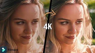 How To Convert Normal Video To 4K || Filmora 4K Quality Tutorial !