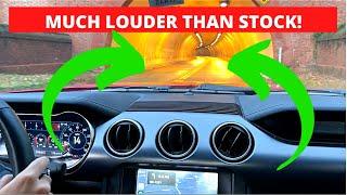 How To Make Your Mustang GT LOUDER For FREE | No MODS Required!