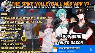 UPDATE? DOWNLOAD THE SPIKE VOLLEYBALL MOD APK V3 | MODE OFFLINE | UNLIMITED - UNLOCK ALL CHARACTERS