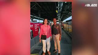 Hema Malini enjoys Mumbai metro ride