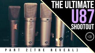 The Ultimate U87 Mic Shootout | Part 2(The Reveal) | Vintage Neumann/U87AI/Warm/Serrano/BeesNeez