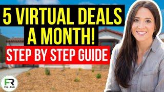 Virtual Wholesaling 5 Deals a Month! (Step by Step Breakdown) | Lauren Hardy