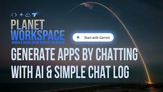 Generate Apps by Chatting with AI & Easy Chat Log || Planet Workspace