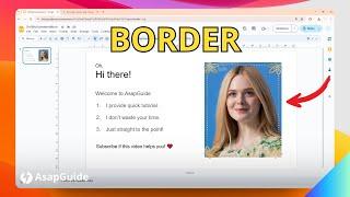 How to Add a Border to a Picture in Google Slides