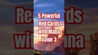 5 Powerful Red Cards With Mana Value 3 #mtg #magicthegathering #commander #mtgcommander #shorts