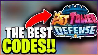 INSANE Pet Tower Defense Codes! ROBLOX *WORKING* CODES!