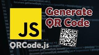 How to create/generate QRCode in Javascript