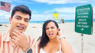 When a Desi Goes to a Beach in USA | Miami