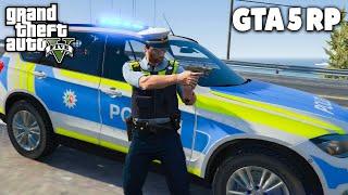 POLIZEI auf STREIFE in GTA RP! - GTA 5 Roleplay Online - Deutsch