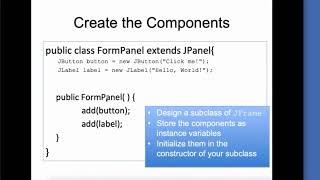 Java Swing GUI Basic Components