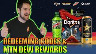 How to Redeem your Mountain Dew, Rockstar, and Doritos Code; Free Game Pass?