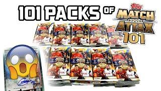 opening *101 PACKS* of MATCH ATTAX 101!! | feat. AUTO PULL!!