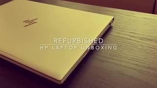 Refurbished hp laptop unboxing