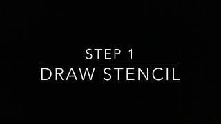 Drawrilla - Venom Stencil Art Work