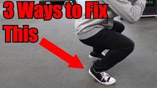 How to Fix your elevated heels when squatting (Updated)