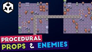 Procedural Placement of Items and Enemies in Unity 2D