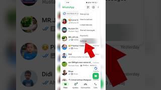 How to delete all whatsapp chats in one click | whatsapp setings | #trending #tech #tricks #video