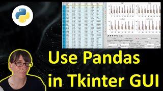 Pandas DataFrame in Tkinter Python GUI. -- Pandastable --