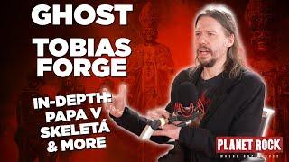 Ghost's Tobias Forge - banning phones, Papa V, Skeletá & more