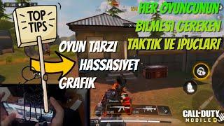 HER OYUNCUNUN BİLMESİ GEREKEN İPUCLARI VE TAKTİKLER 1 // Call Of Duty Mobile Türkçe Rehber !