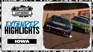 NASCAR Official Extended Highlights from Iowa | 2024 Iowa Corn 350