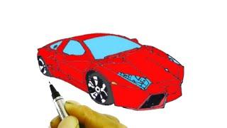 How to draw Lamborghini