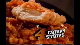 KFC Commercial  - July 2004 - Crispy Strips vs  Popcorn Chicken