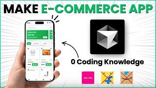 Create an E-Commerce App & Website Without Coding | Secret AI Tool Revealed for 2025!