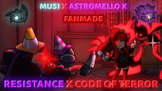 Killer PC Viruses / Resistance x Code of Terror / @TheMusiCat x@astromellox4281 Fanmade / FNF Mashup