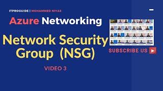 Azure Networking | How to Create Network Security Group, Associate with VM & Subnet | Video 3