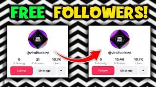 How to Get 1000 Free Tiktok Followers (Fast) - Increase Fans on TikTok in 2024 (New Trick)