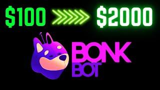How I Trade 100X Memecoins With BONK BOT (BonkBot Tutorial Telegram)