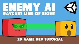 Enemy Line of Sight with Raycast - Unity 2D Game Dev Tutorial