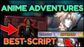 [️SUMMER] ANIME ADVENTURES HACK  INF GEMS/BEST AUTOFARM GUI  Roblox Anime Adventures Script