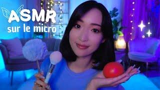 ASMR  6 triggers intenses sur le micro (vagues, spray pluie, massage crânien, orbeez...)