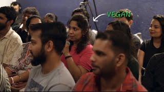 VEGAN Girl | standup comedy| by pranit more| crowdwork #crowdwork