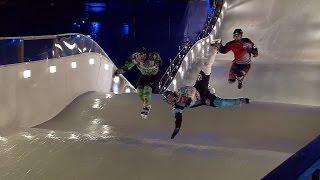 Best Ice Cross Crashes, Fails and Action - Crashed Ice