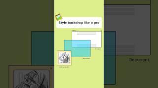 Style backdrop like a pro #css #cssselectors #frontendly #backdrop