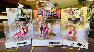 Unboxing Monster Hunter Rise Sunbreak Amiibos and New Layered Armor Fashion