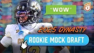 2025 Dynasty Rookie Mock Draft (2 Rounds)