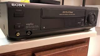 Sony SLV-495 Video Cassette Recorder Pro 4 Head VCR VHS w/ Remote