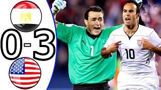 Egypt vs USA|Egypt vs USA All Goals & Highlights 2009 Confederation Cup