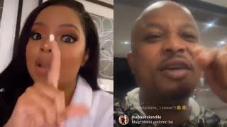 Fuming Mihlali Ndamase responds to Leeroy saying she’s on druvgs & tried to kiII him for side chick