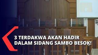 Sidang Pedana Sambo Besok, 3 Terdakwa Akan Hadir Langsung Termasuk Putri Candrawathi