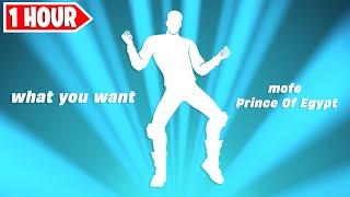 Fortnite What You Want Emote 1 Hour! ( Prince of Egypt Dance )